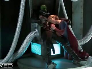 Wickedparodies - supergirl 魅了する braniac に アナル x 定格の 映画