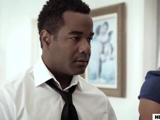 Poor College young female Fucks Boyfriend's Step Dad for His Approval: Big manhood adult movie