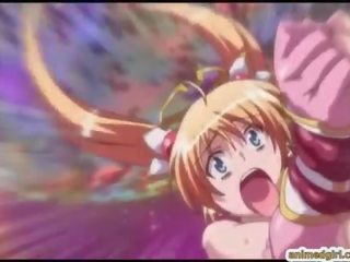 Вагітна аніме goddess спіймана і gangbanged по щупальця