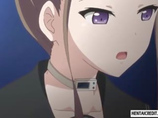 蒙住眼睛 和 堵嘴 无尽 女孩 得到 性交 粗