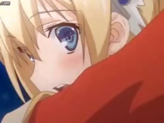 Anime blondinka gets emjekler fucked
