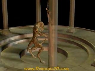 Jurassic 異人種間の アナル
